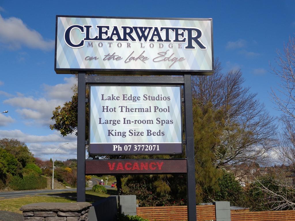 Clearwater Motor Lodge Taupo Dış mekan fotoğraf